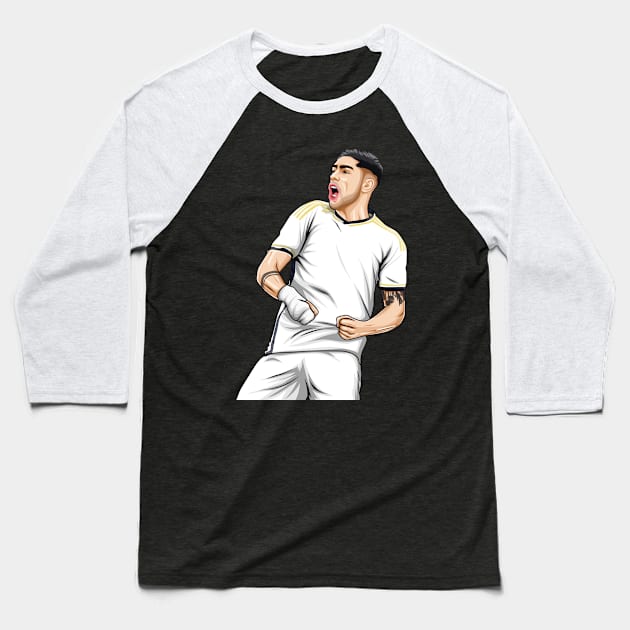 Federico Valverde Baseball T-Shirt by Aldduardo